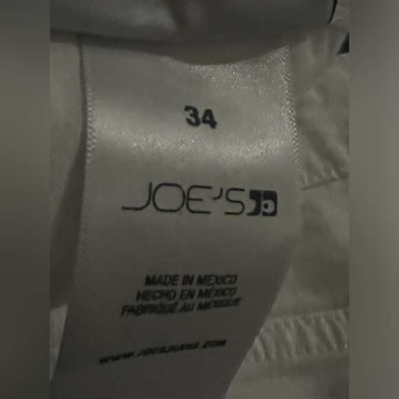 JOE’s JEANS The Ozzie Cutoff Denim Shorts in White SIZE 34 - Picture 5 of 6